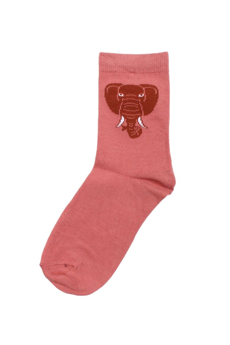 Dyrgalop socks Old Rose ELEFANT