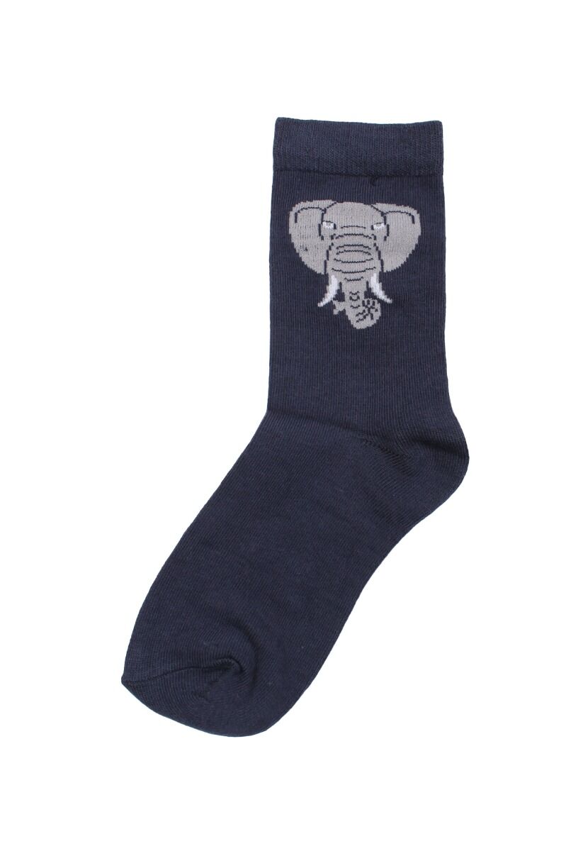 Dyrgalop socks Navy ELEFANT