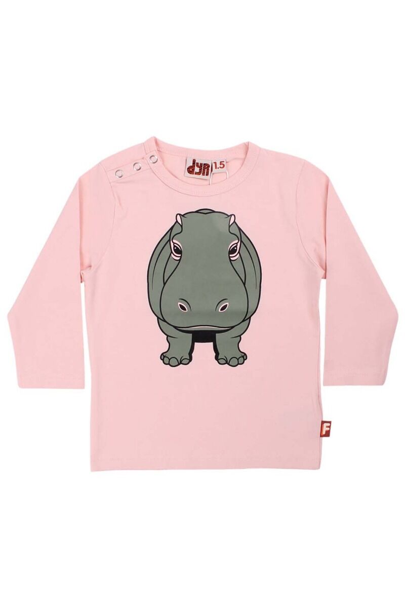 Dyrcritter Baby T Powder Peach HIPPO DIN VEN