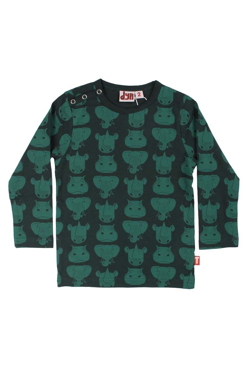 Dyrcritter Baby T Black Green TYKHUDER AOP