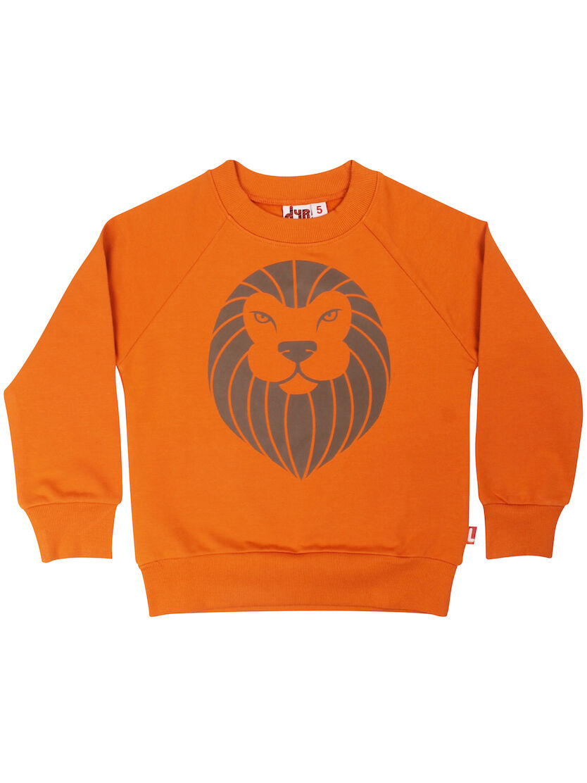 Sweater til børn med løve