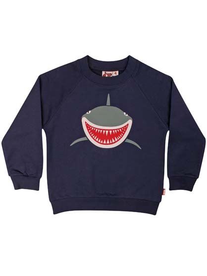 Sweater med haj til børn