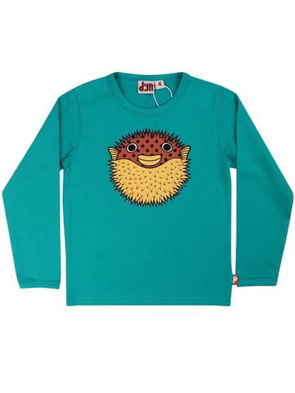 bluse med pindsvinefisk
