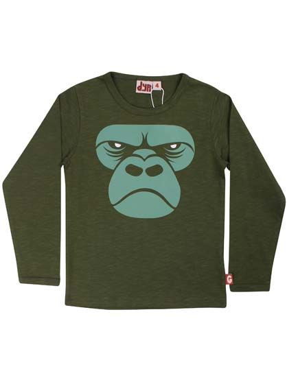 Bluse til børn med gorilla