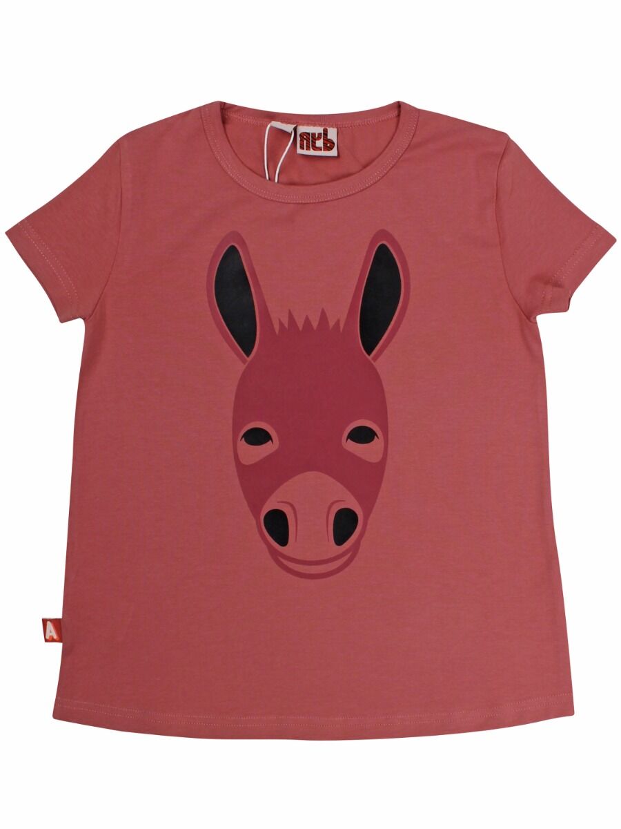 T-shirt til børn med æsel