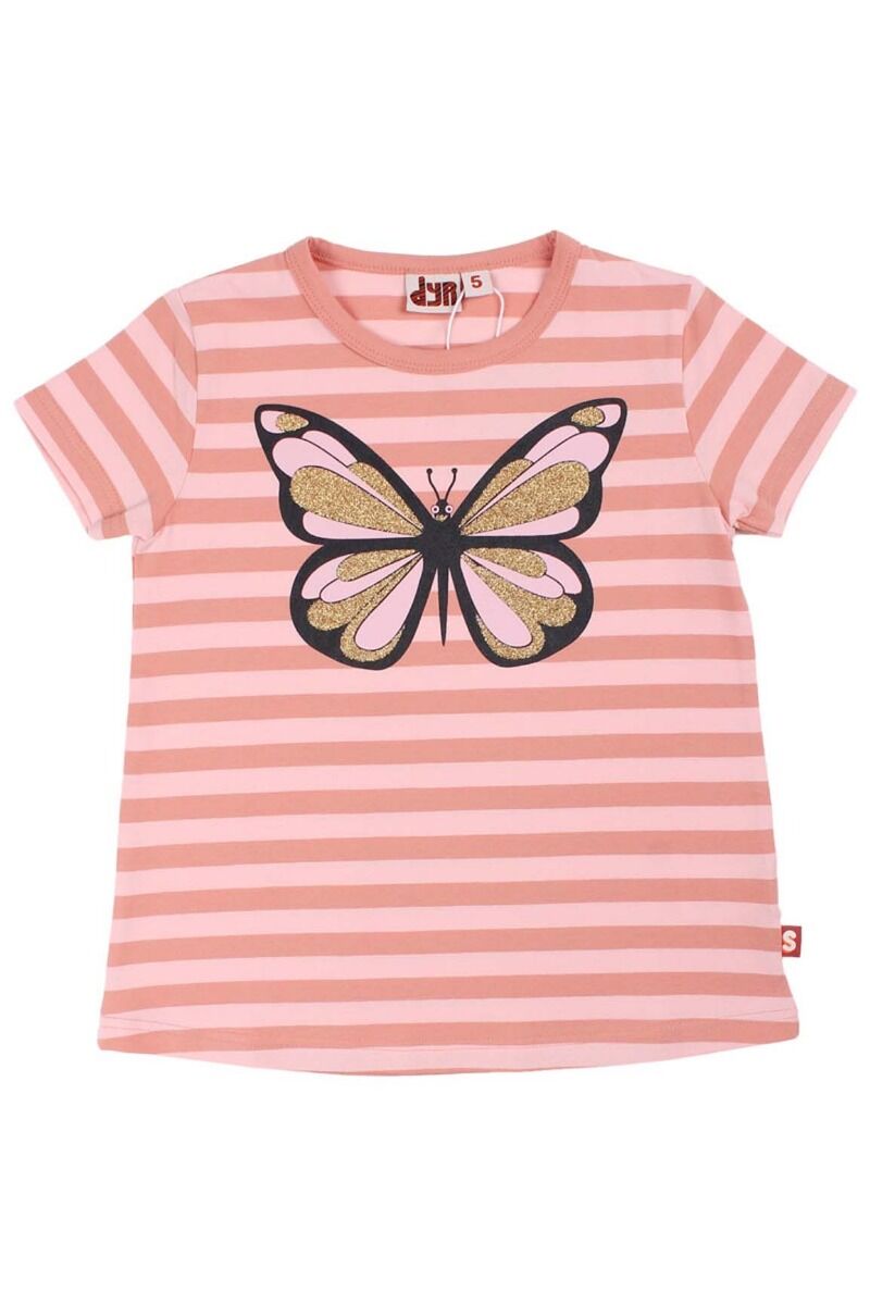 Dyrwildlife T Powder Peach/Rose Beige SOMMERFUGL