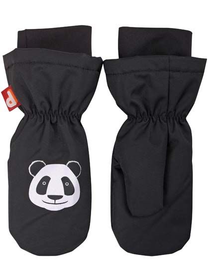 Dyrpaw Mittens Black PANDA