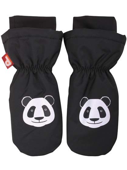 Dyrpaw Mittens Black PANDA