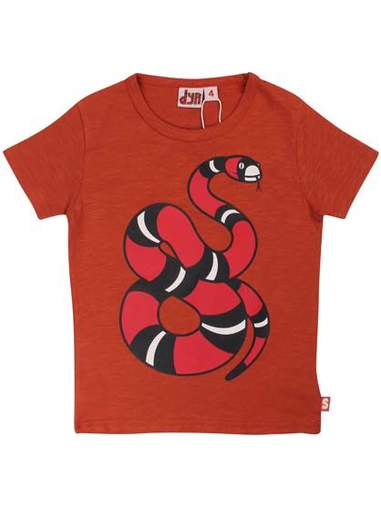 Børne T-shirt med slange