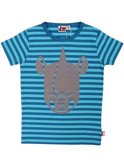 Børne t-shirt med næsehorn