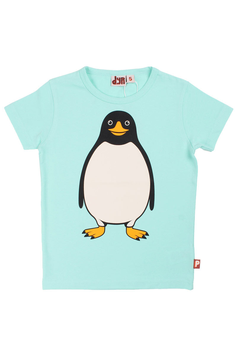Børne t-shirt med pingvin