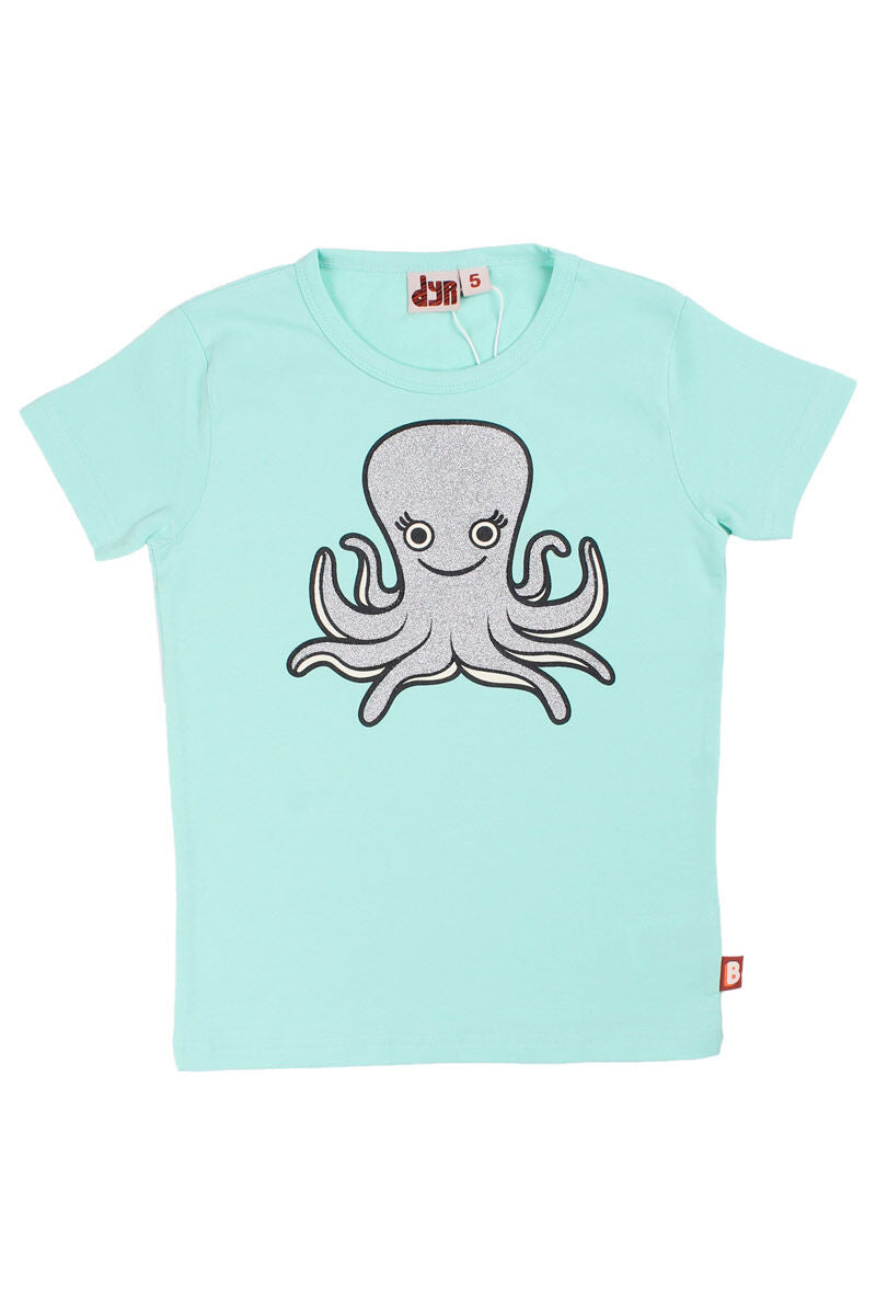 Børne T-Shirt med Blæksprutte