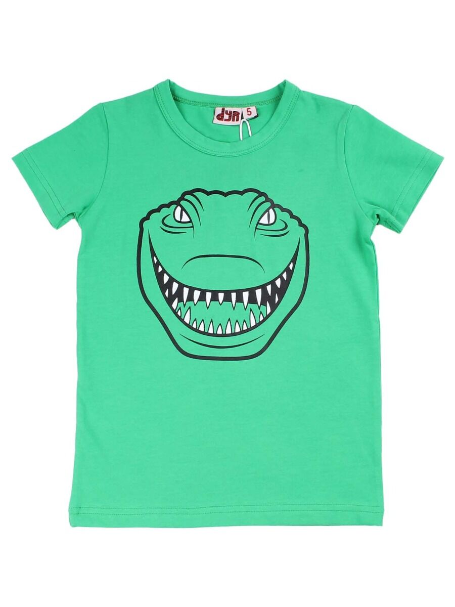 T-shirt med krokodille til børn