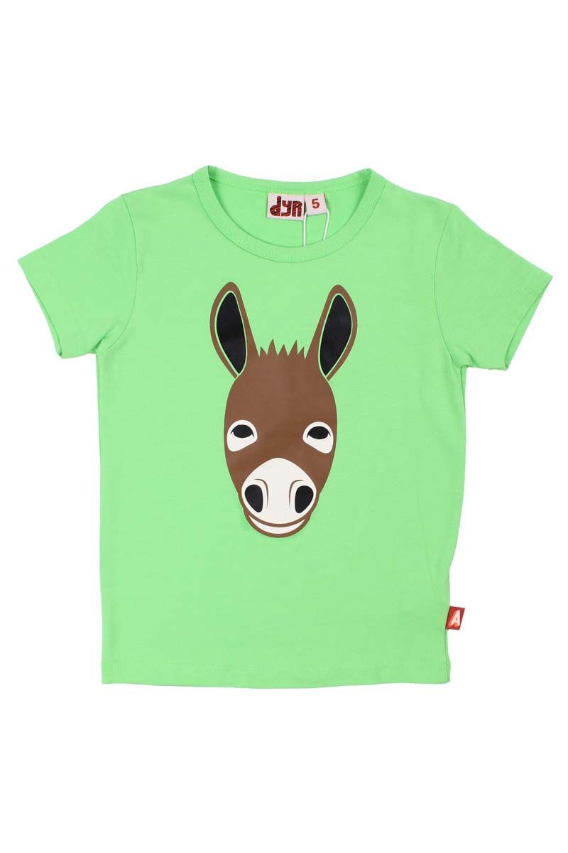 Børne t-shirt med æsel