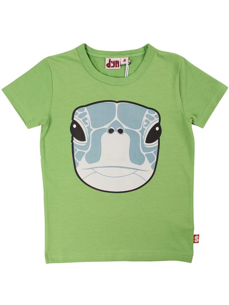 T-shirt med skildpadde