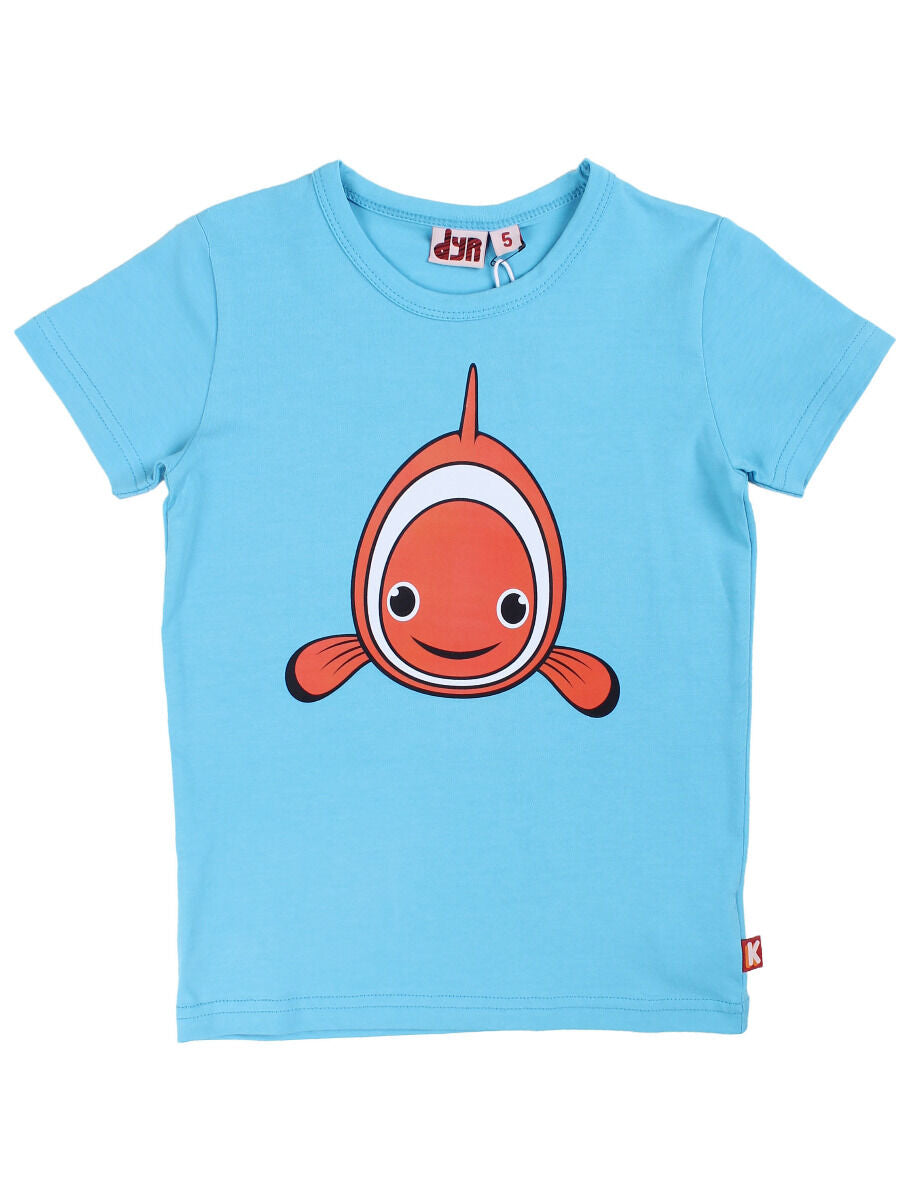 T-shirt til børn med klovnefisk