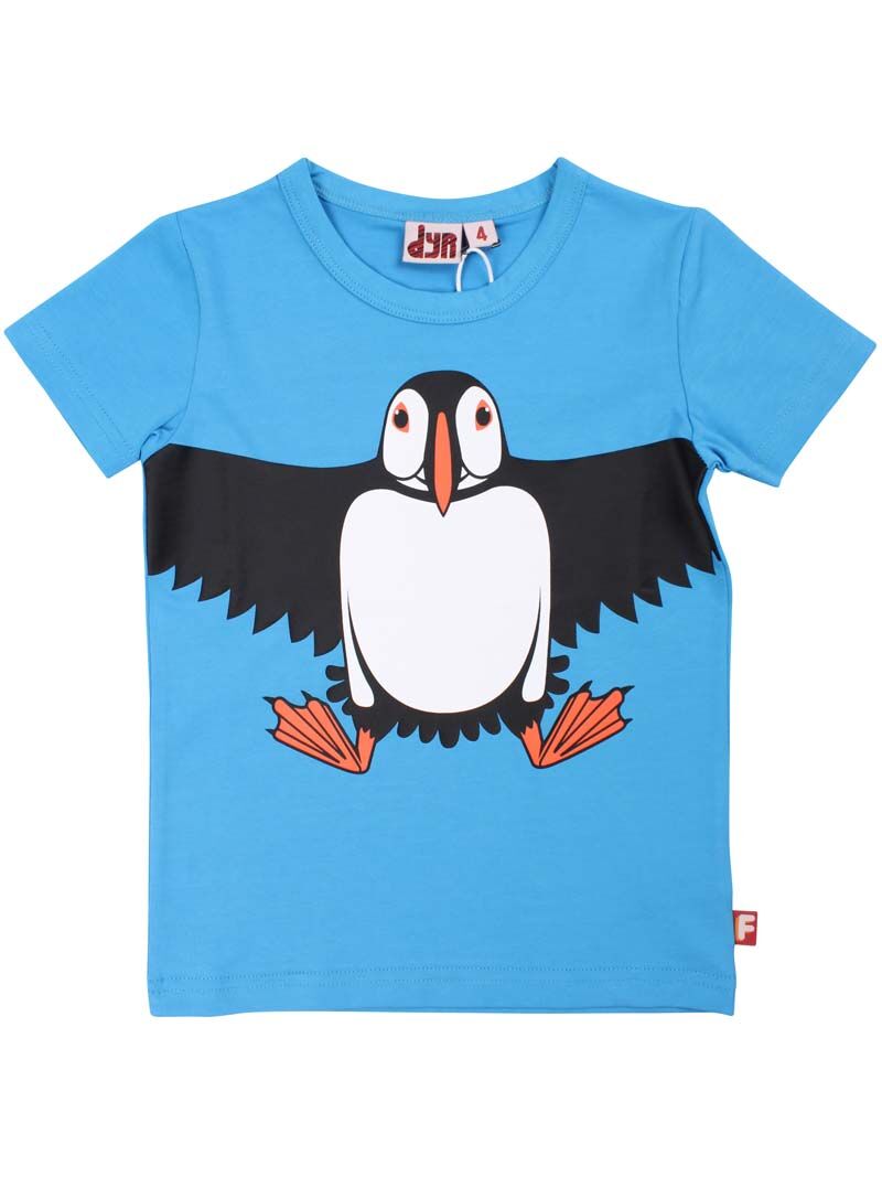 T-shirt til børn med søpapegøje