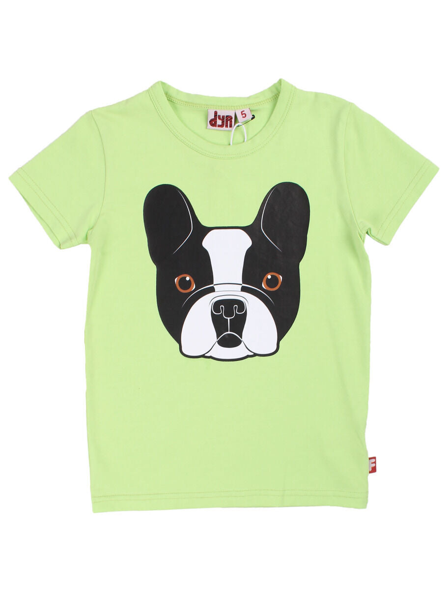 Børne t-shirt med fransk bulldog