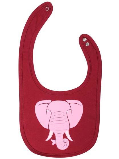 Dyrmunchie Bib Deep Red ELEFANT