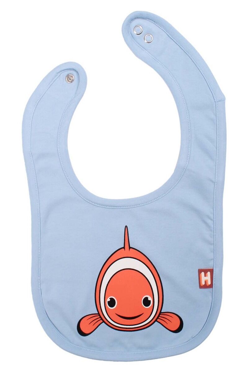 Dyrmunchie Bib Pastel Blue KLOVNEFISK
