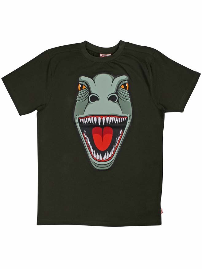 Skøn t-shirt til herrer med print af t-rex