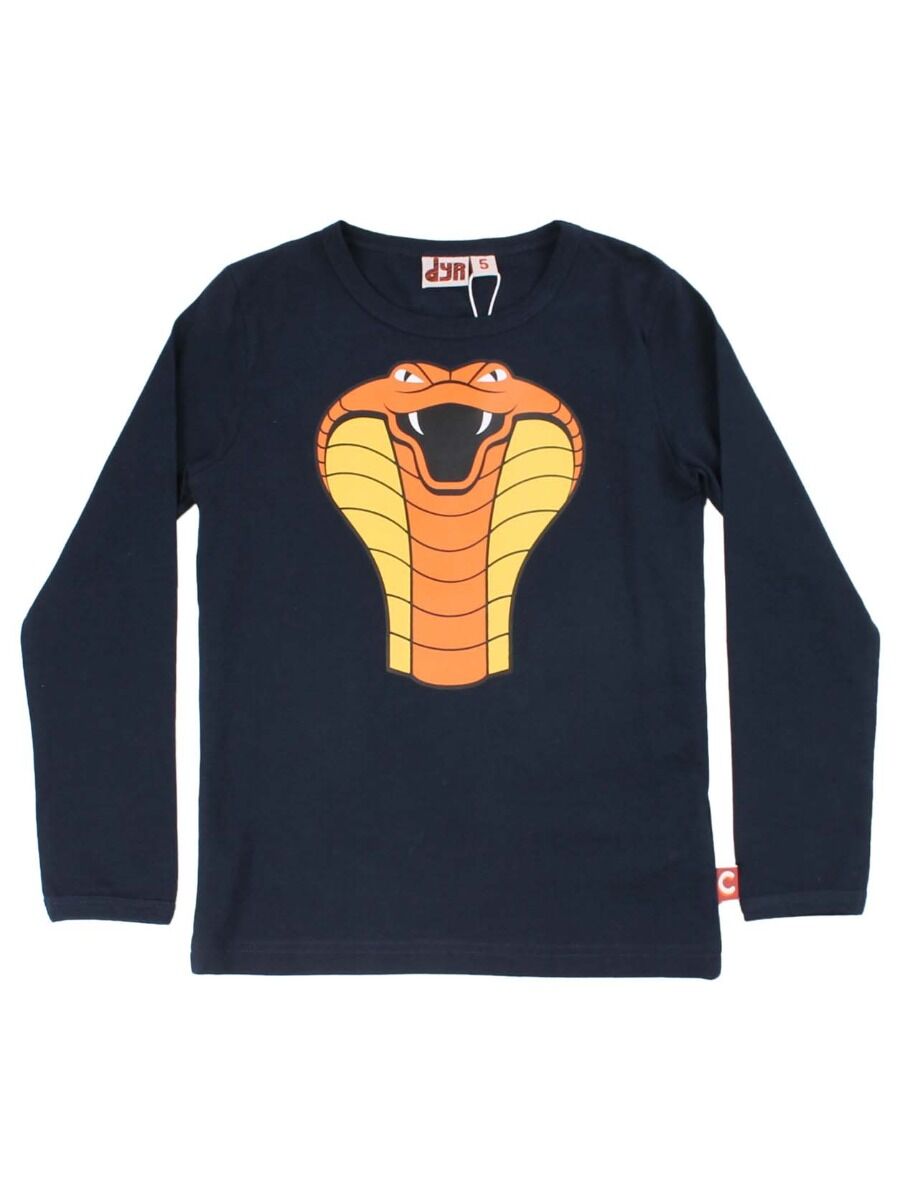 Bluse med kobra slange