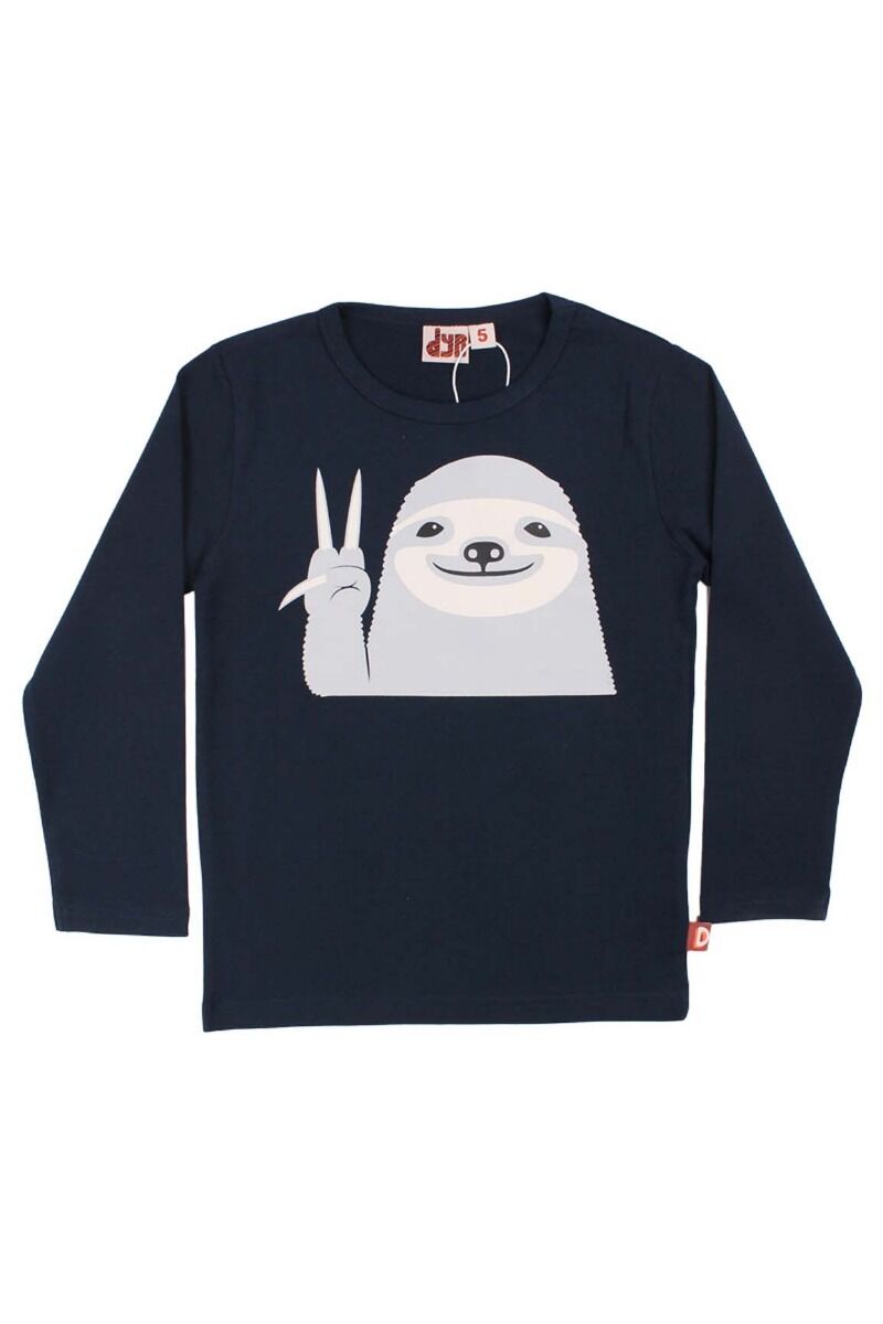 Bluse med dovendyr