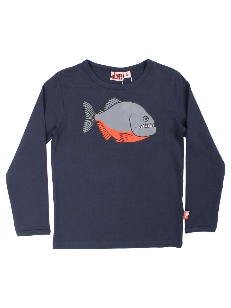Bluse til Børn med Piratfisk