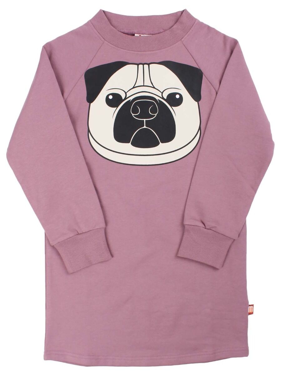 Dyrfurry Sweat Dress Clay Viola MOPSLYS