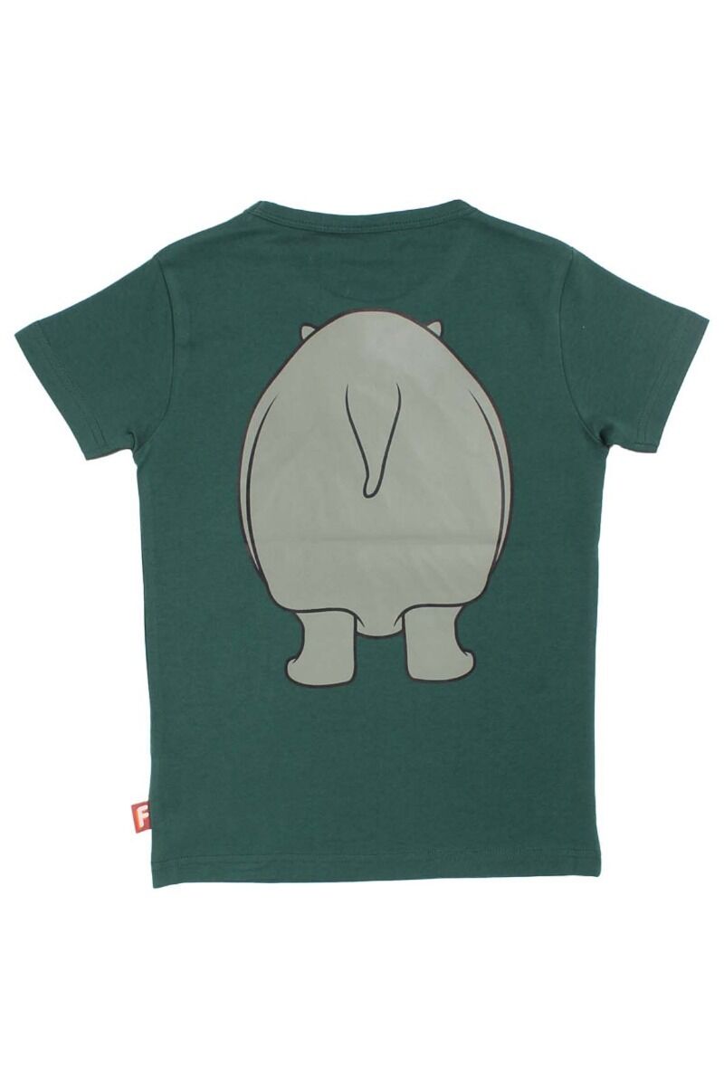 Børne t-shirt med flodhest