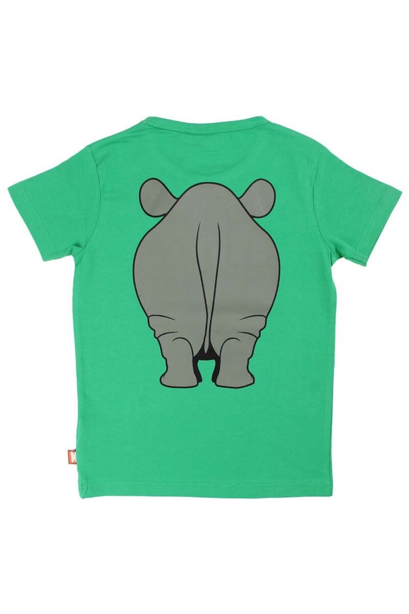 T-shirt med næsehorn til børn