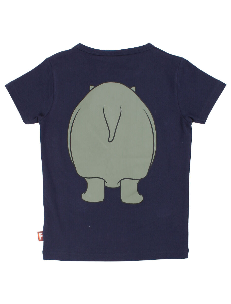 T-shirt til børn med næsehorn