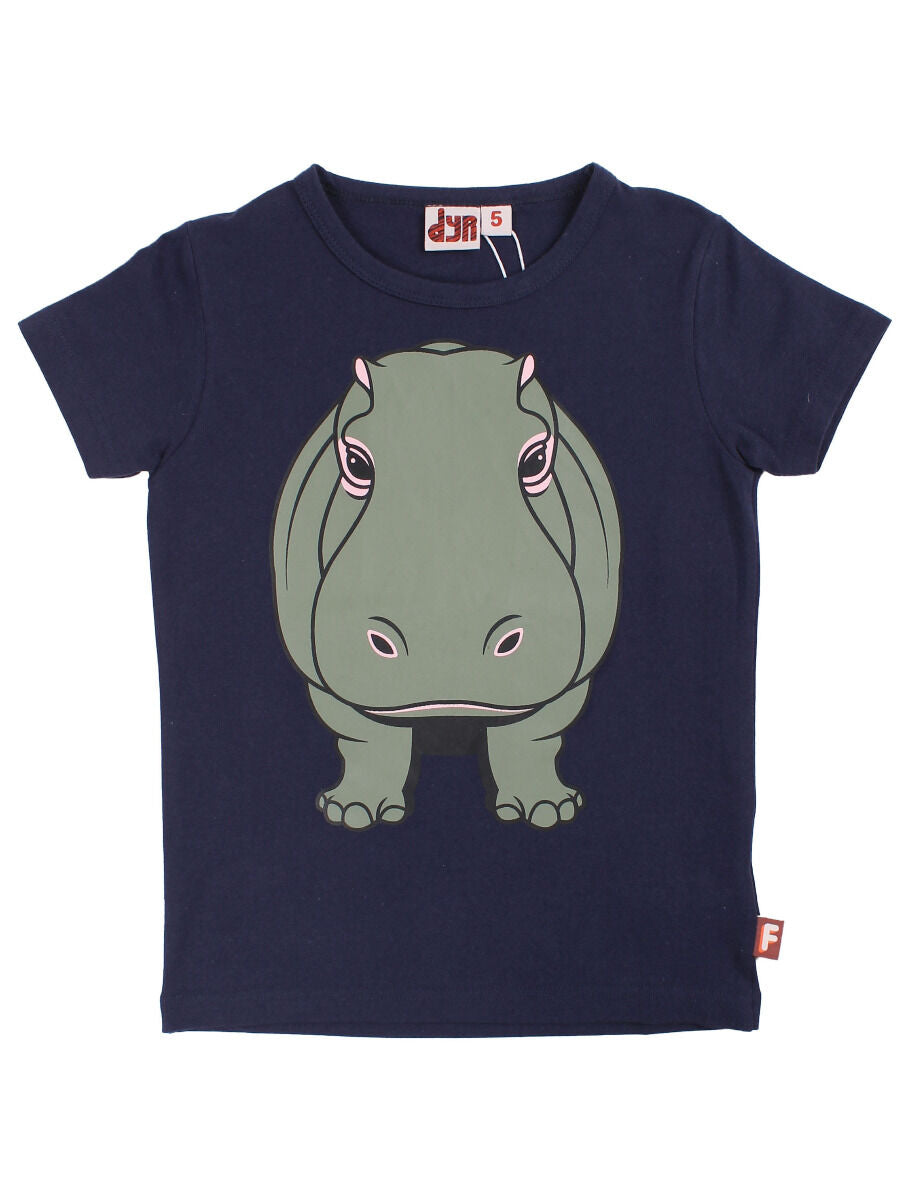 T-shirt til børn med næsehorn
