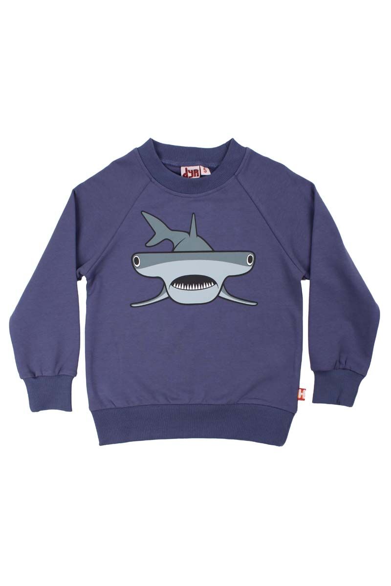 Dyrbellow Sweat Grey Marine HAMMERHAJ
