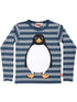 Børne Bluse med PIngvin