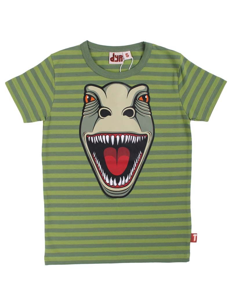 Dyrgrowl Tee AOP/STRIB Army/Olive T-REX