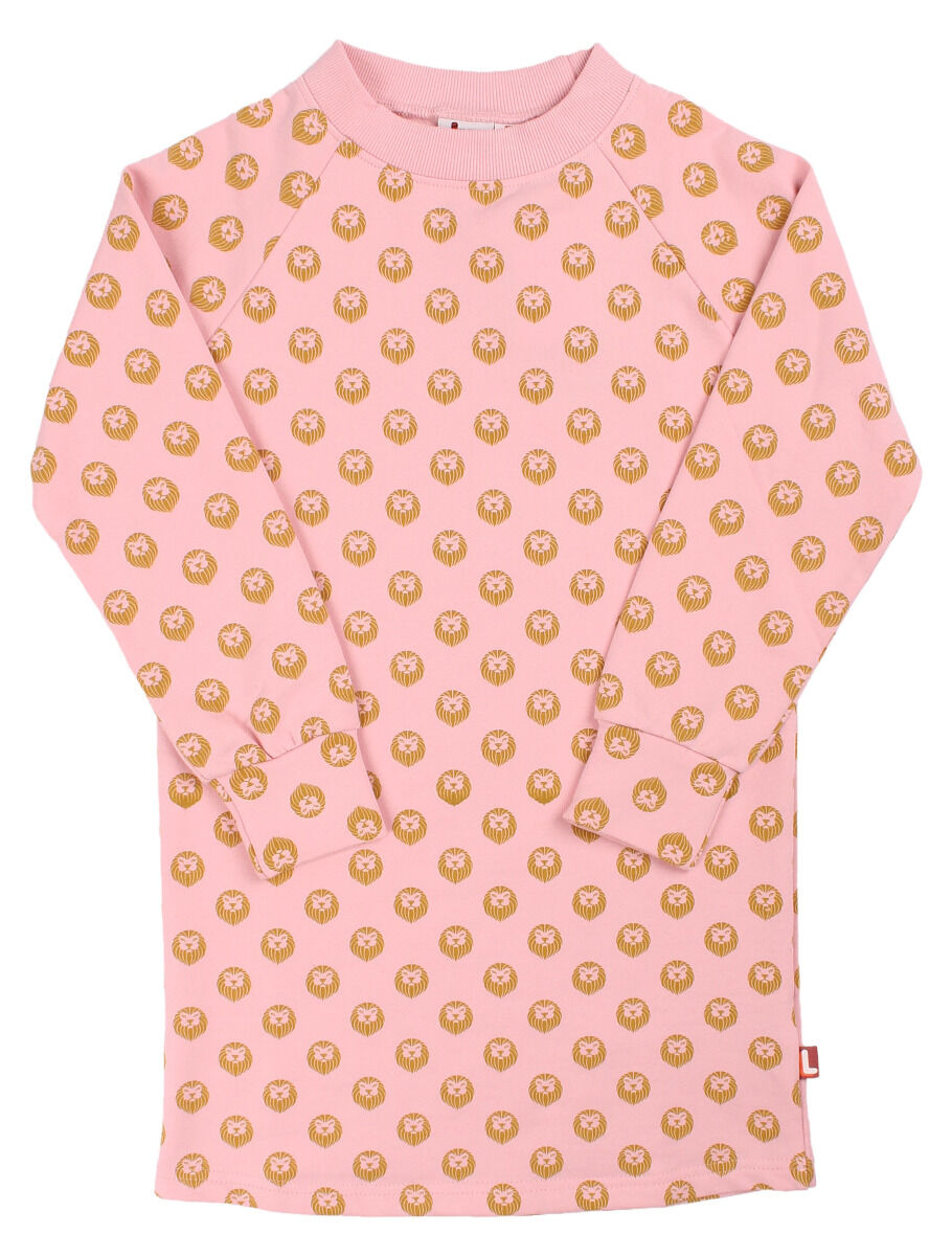 Dyrfurry Sweat Dress AOP Soft Pink MINI LOEVER