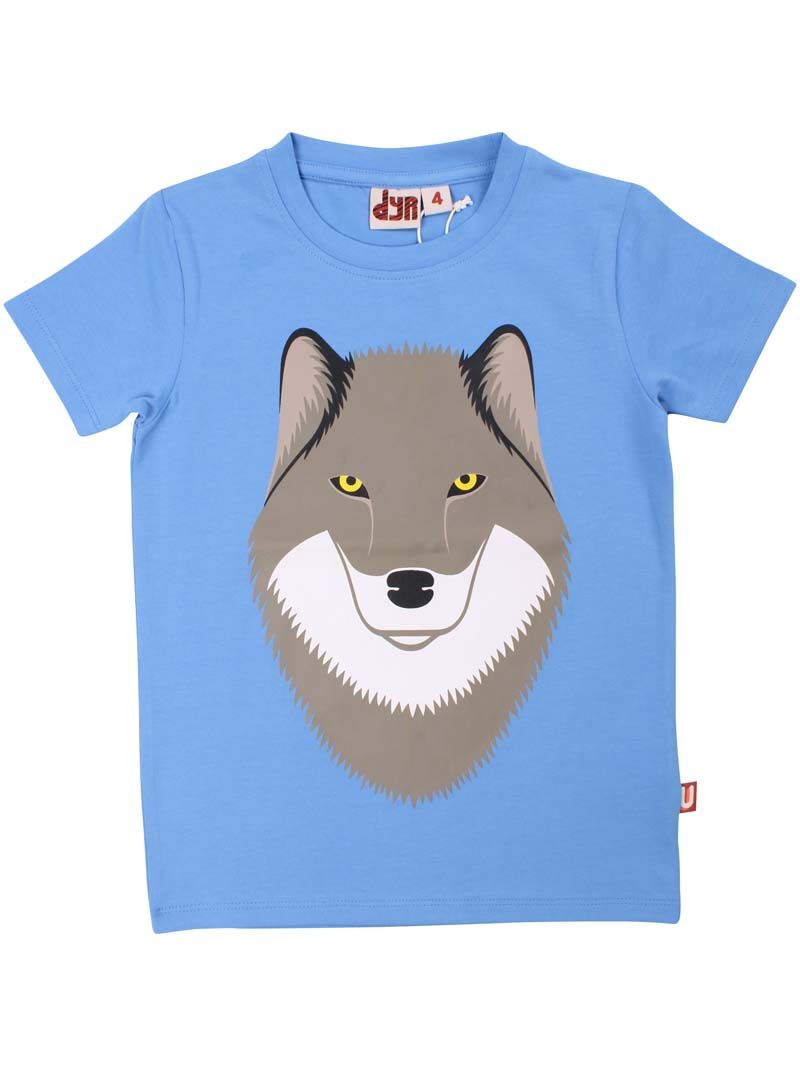 T-shirt til børn med ulv