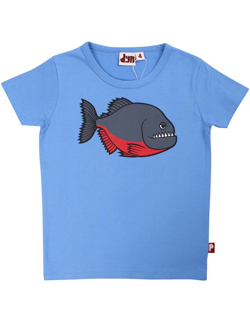 T-shirt til børn med piratfisk