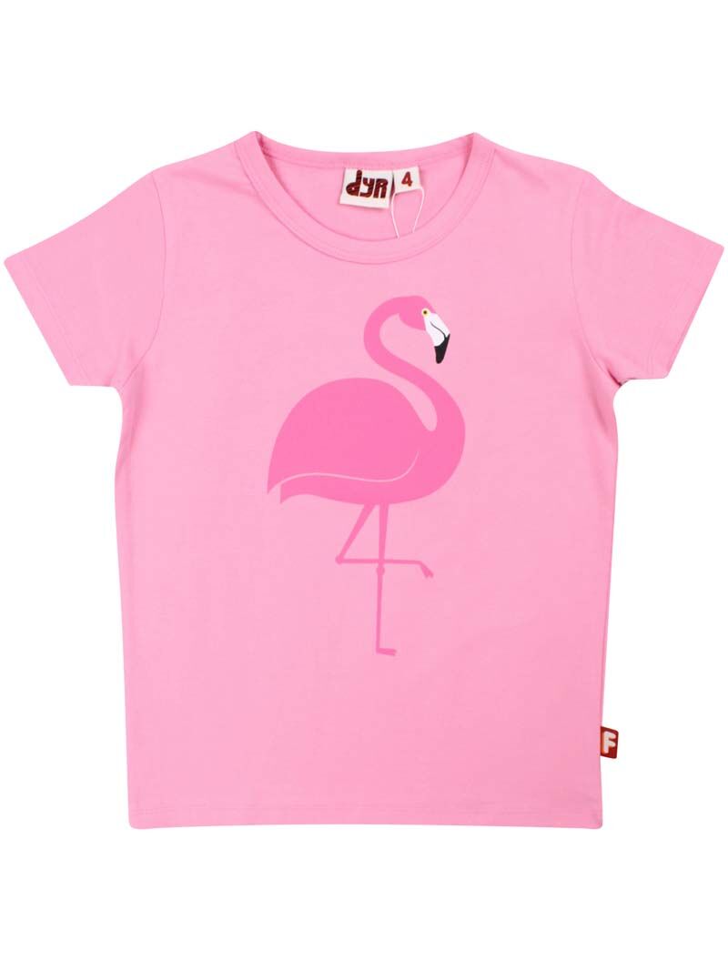 Børne t-shirt med flamingo
