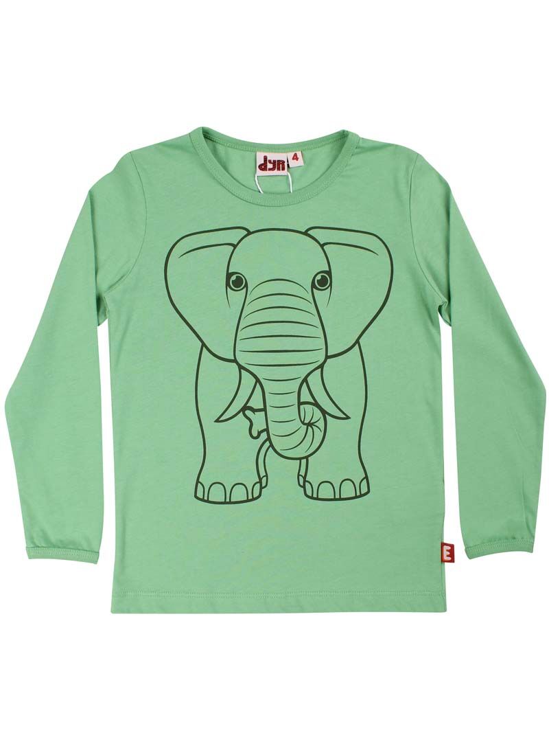 Børne bluse med elefant