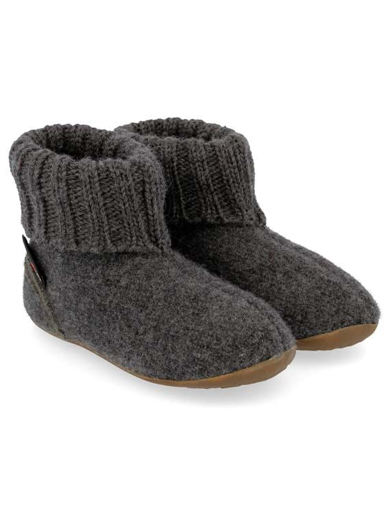 Haflinger Karlo Hjemmesko Anthracite Grey