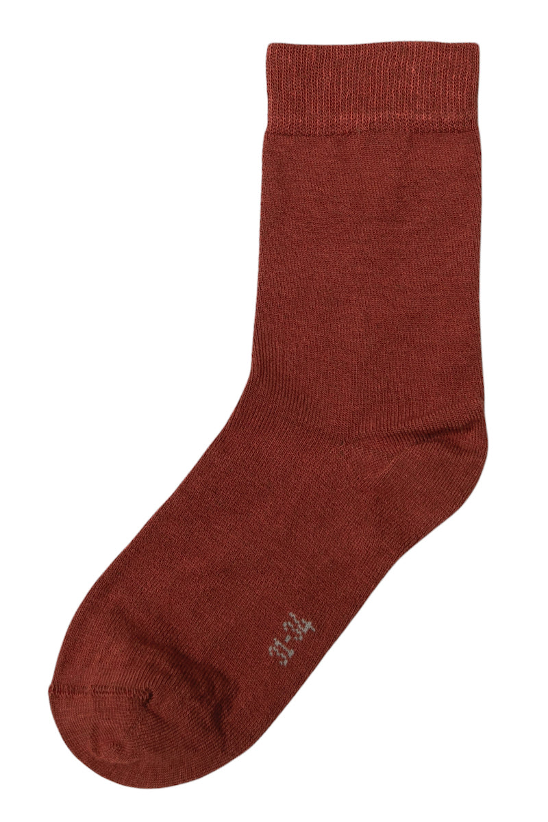 Joha Bamboo Socks Rust Red