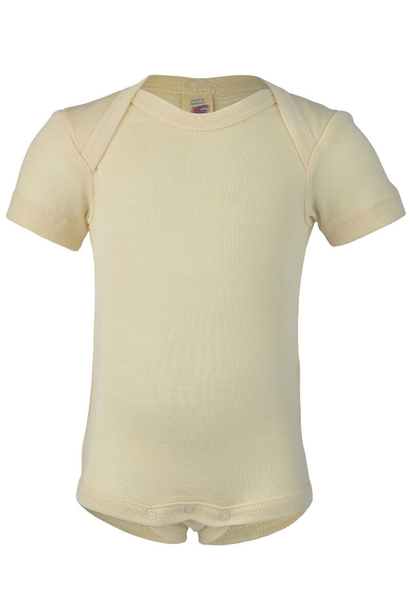 Engel Wool Natur Baby Body SS GOTS Nature