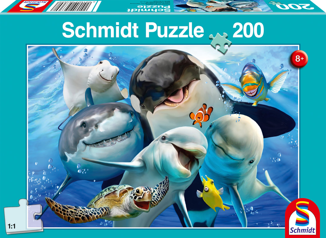 Schmidt Puzzle 200 Brk Havdyr