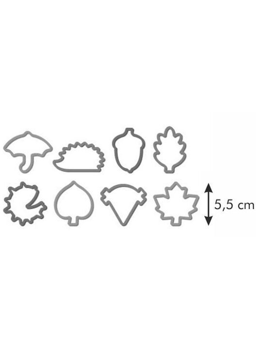Tescoma Cookie Cutter 8 PCS Autumn