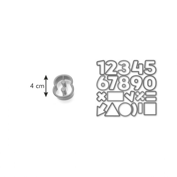 Tescoma Cookie Cutters 21 PCS Numbers