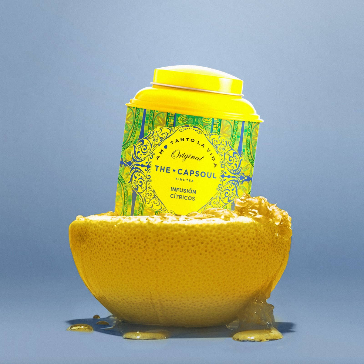 The Capsoul Citrus Infusion - Aufgussdose mit losen Blättern, 100 g