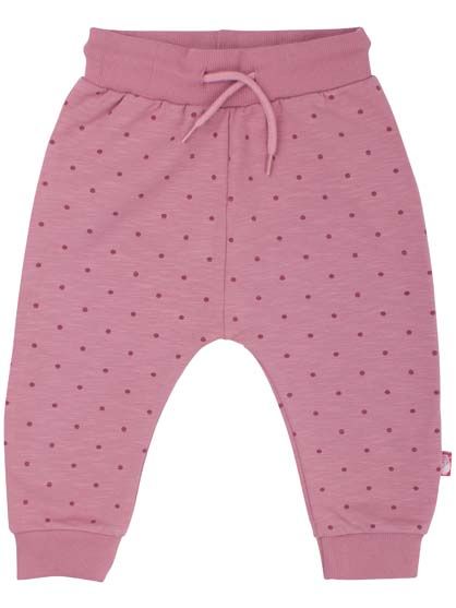 ORGANIC - Daneboeg pants Dawn Rose/Hortensia