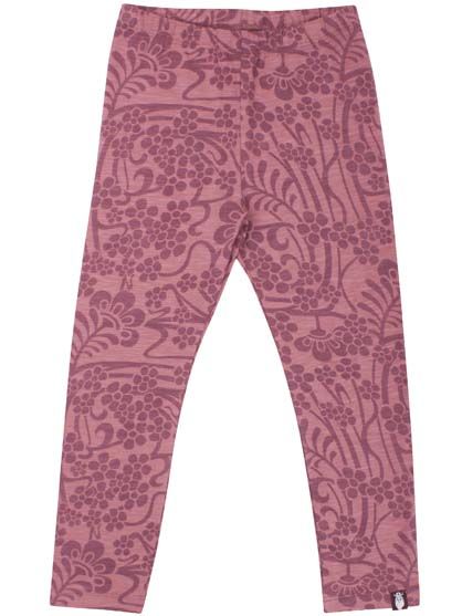 ORGANIC - Danekanel leggings Gr Plum/Dawn Rose/Nouveau